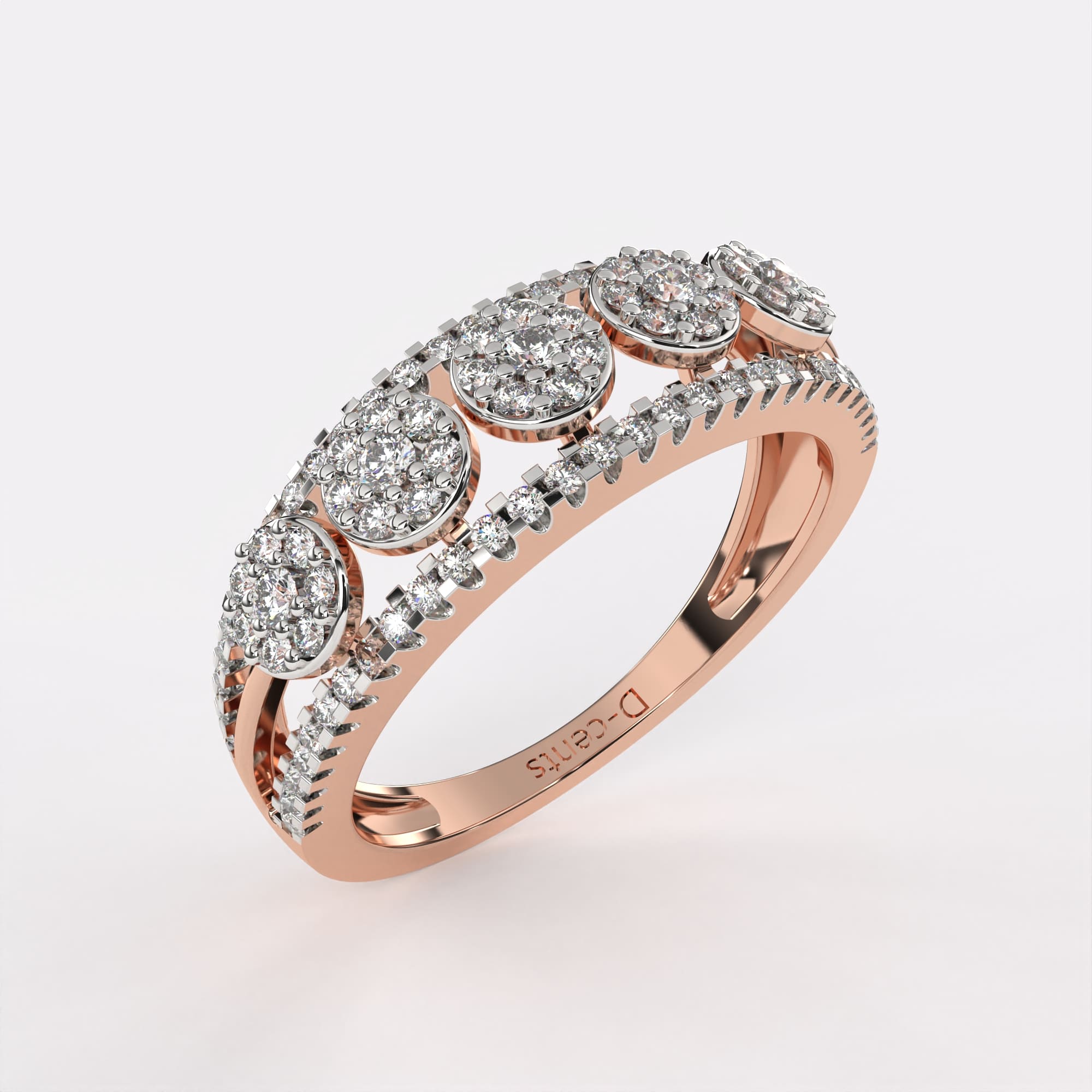 Opulent Orchid Diamond Ring