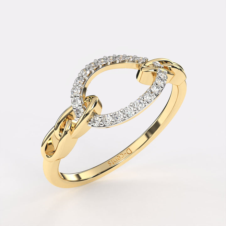 Moonbeam Diamond Finger Ring