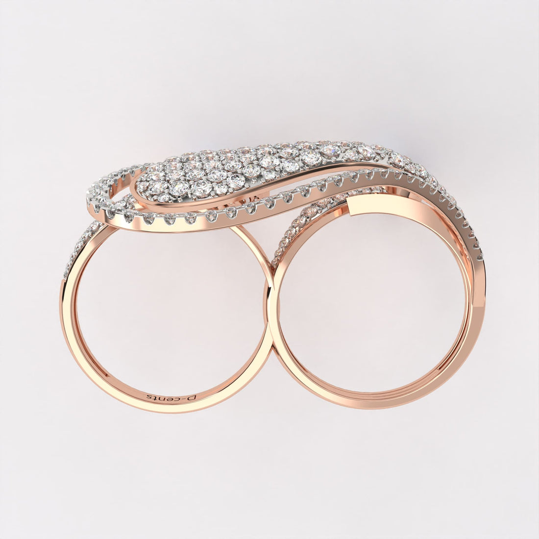 Sparkling Wing Diamond Ring