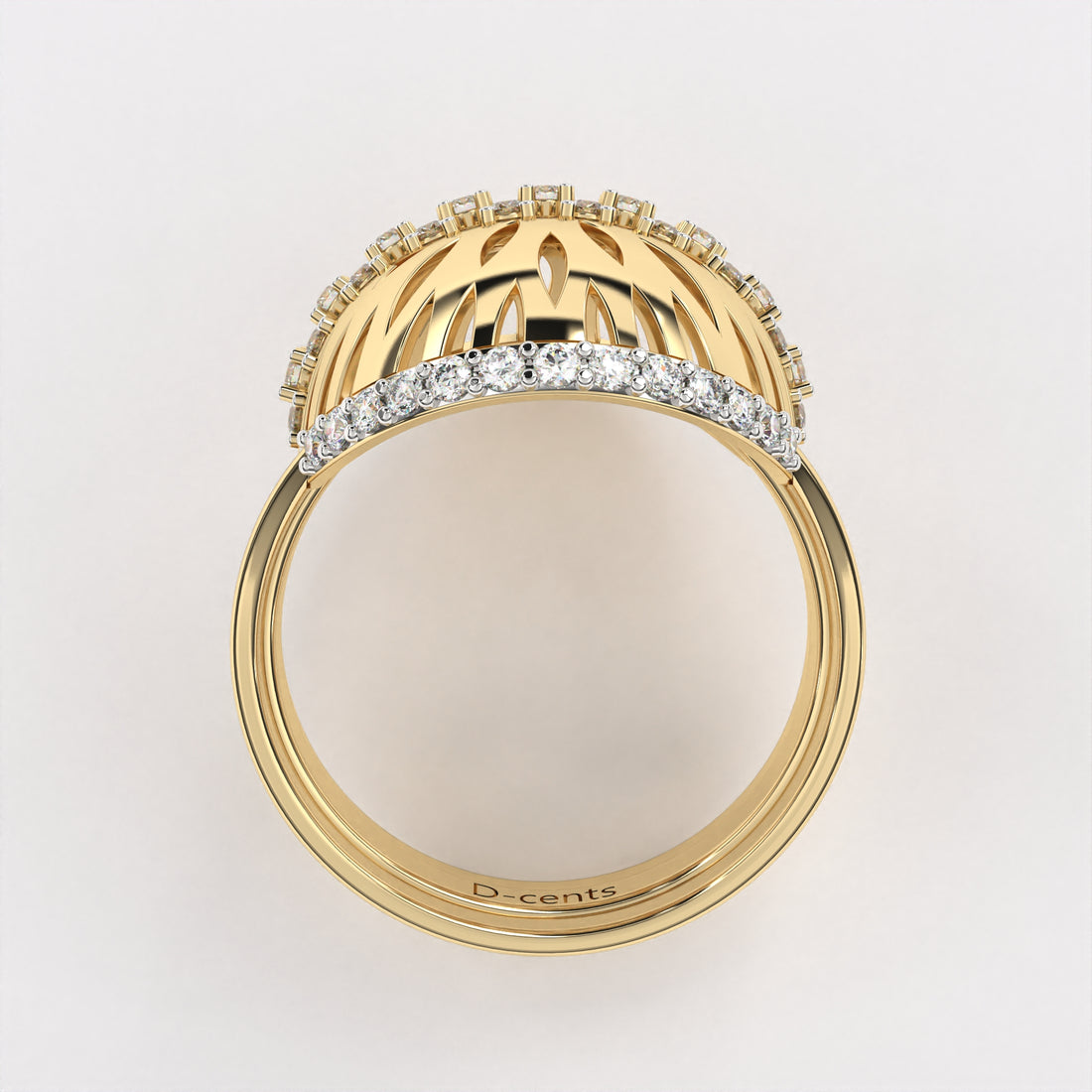 Dome Diamond Ring