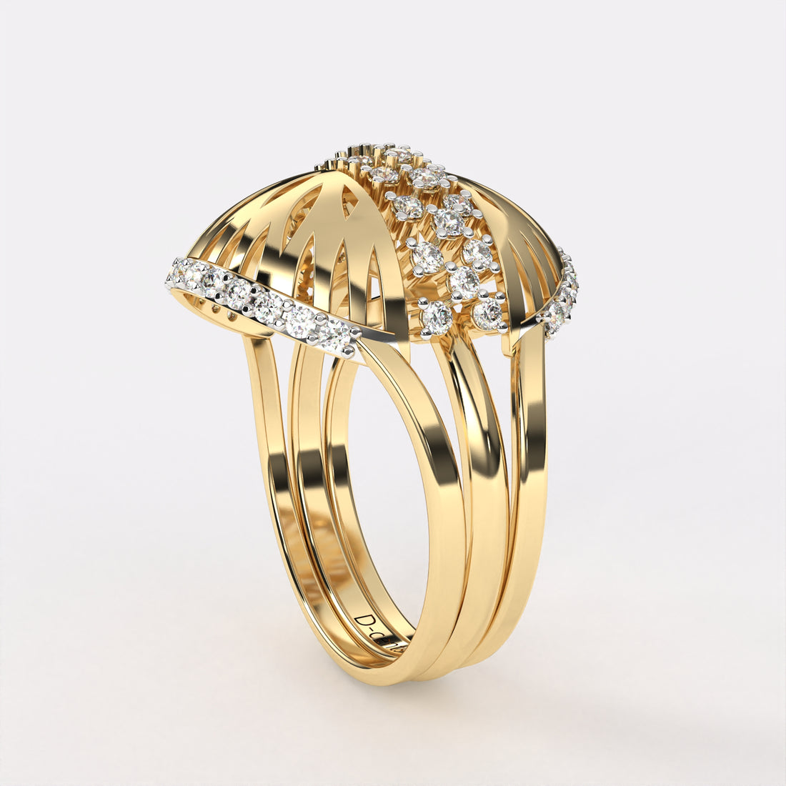 Dome Diamond Ring