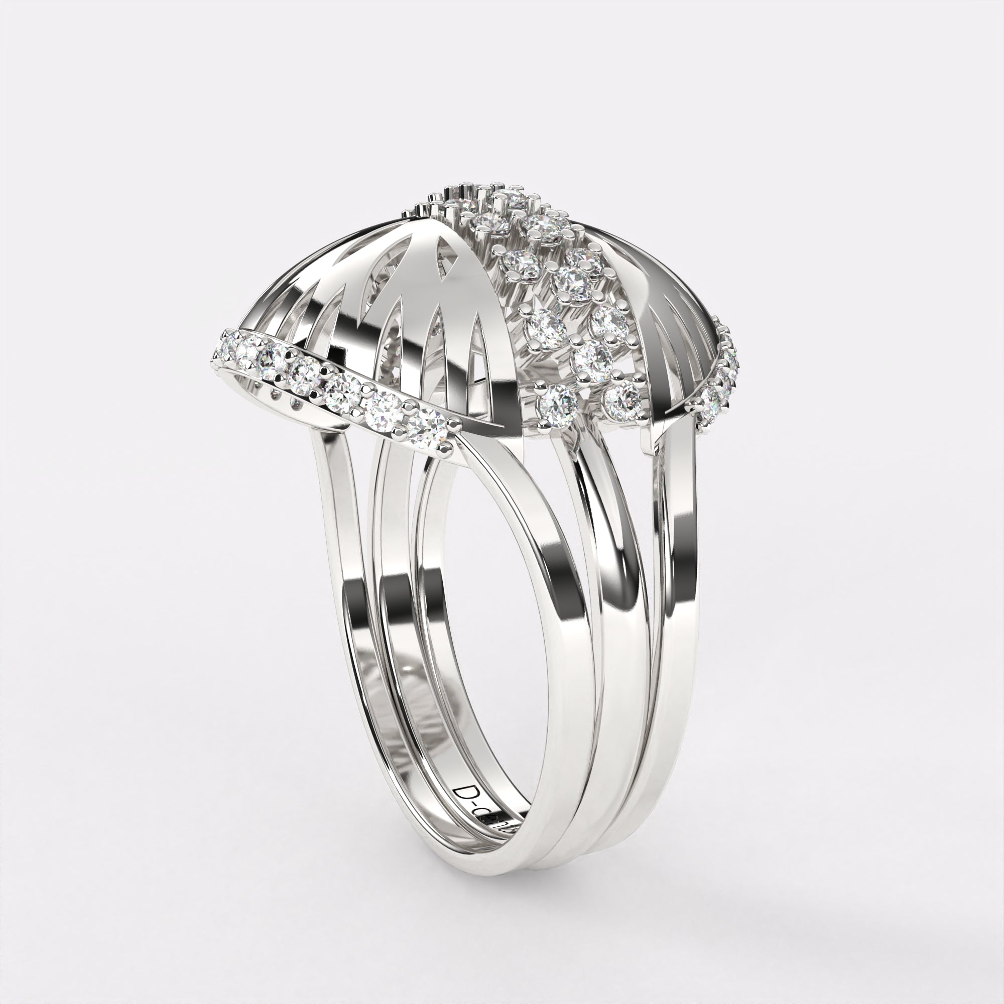 Dome Diamond Ring