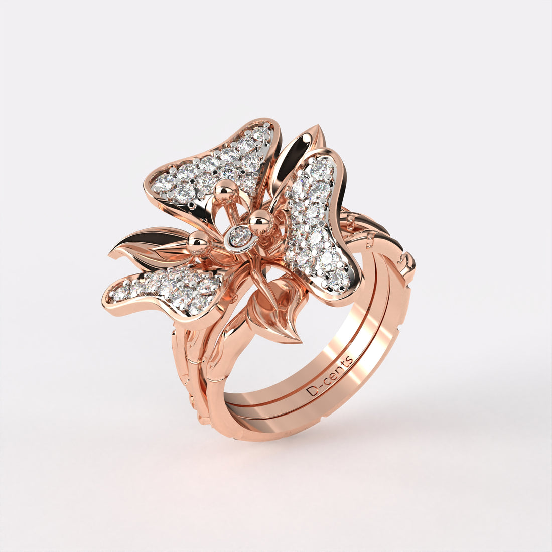 Gorgeous petal Diamond Ring