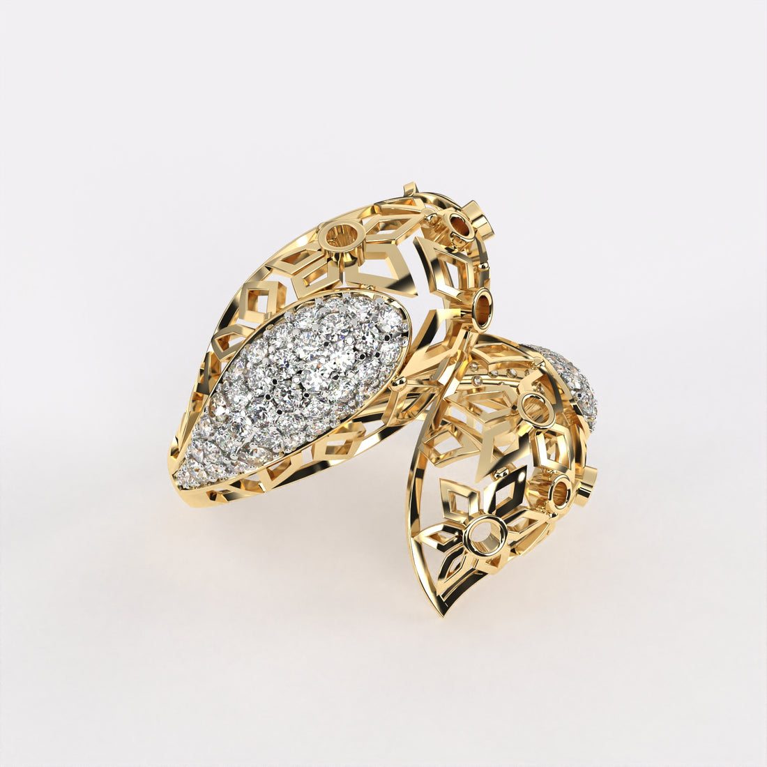 Twining bond Diamond Ring