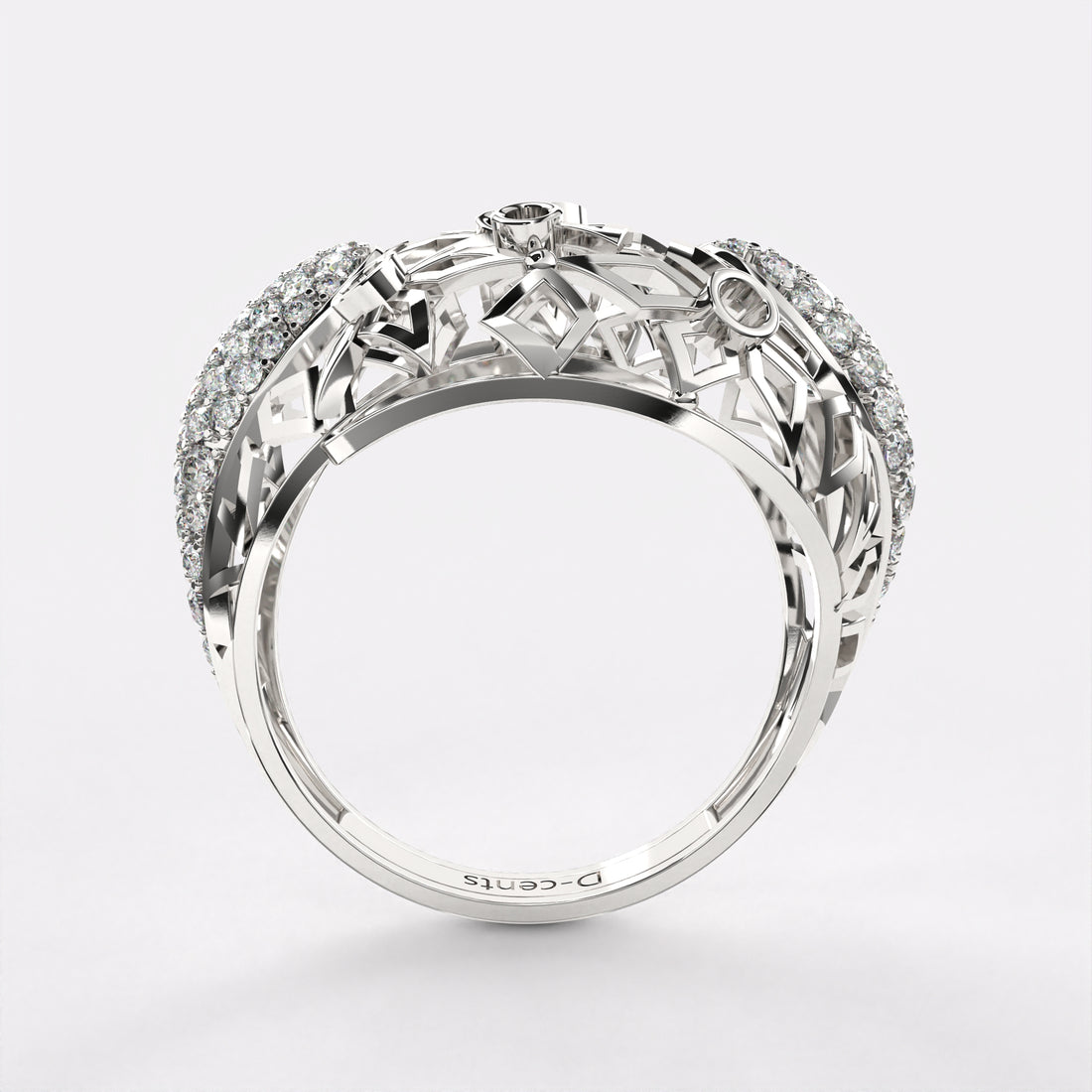 Twining bond Diamond Ring