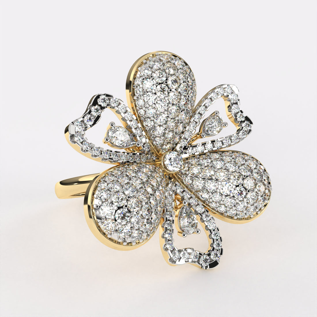 Dazzler Floral Diamond Ring