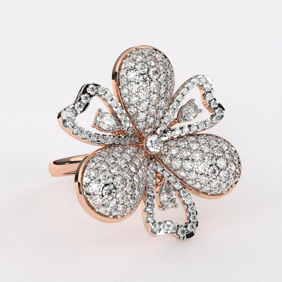 Dazzler Floral Diamond Ring