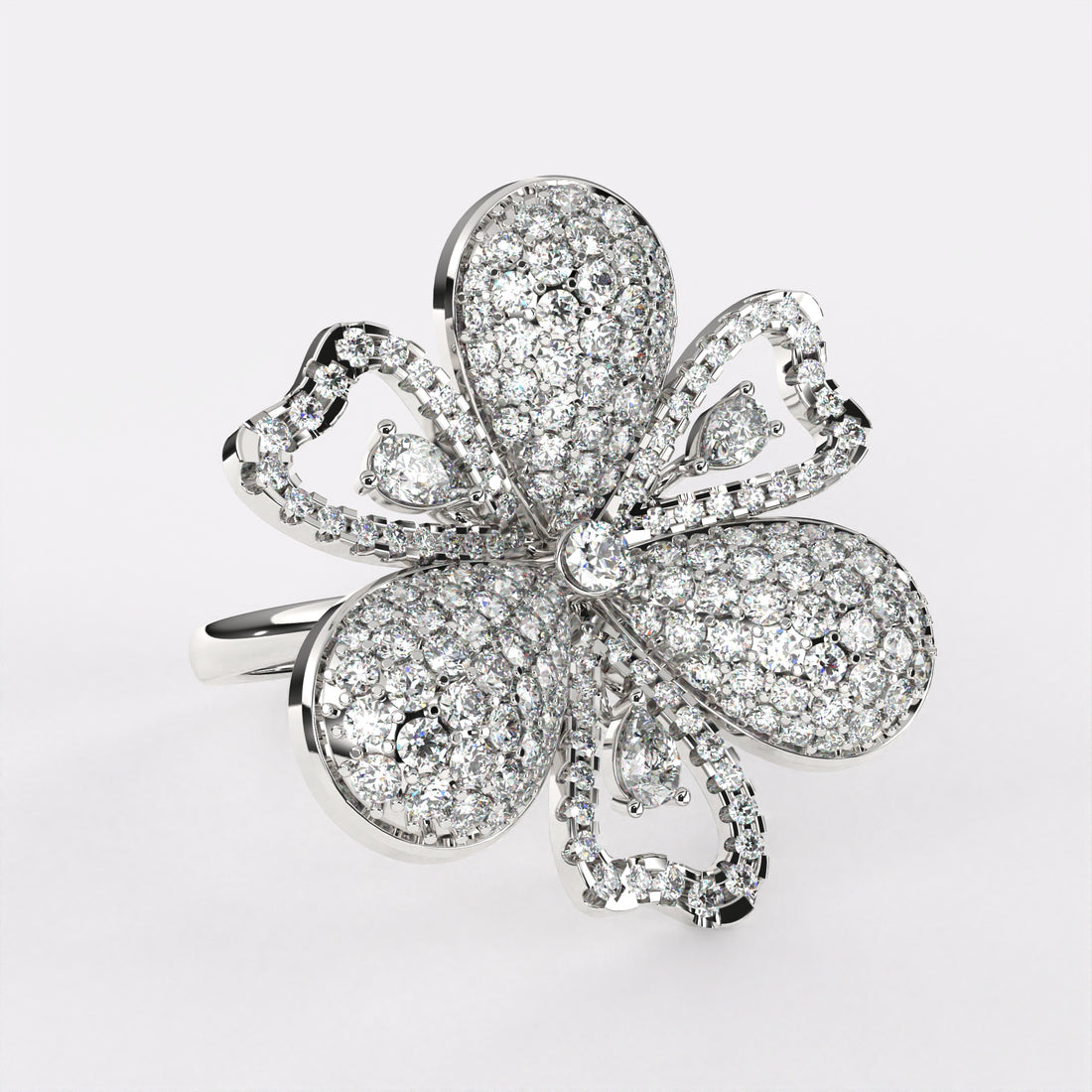 Dazzler Floral Diamond Ring