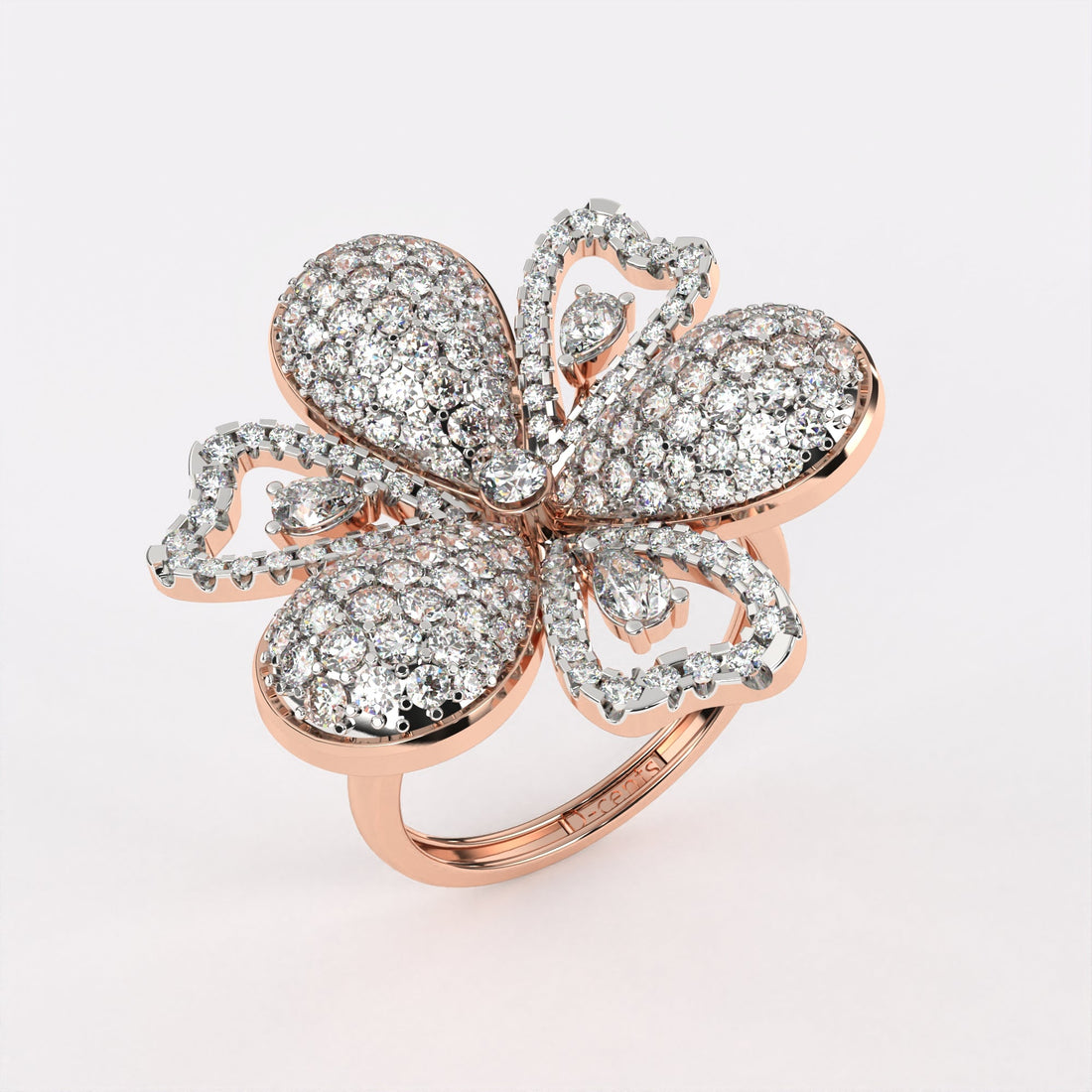 Dazzler Floral Diamond Ring