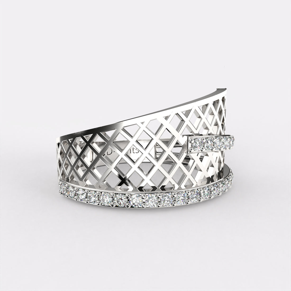 Fly Tie Diamond Ring