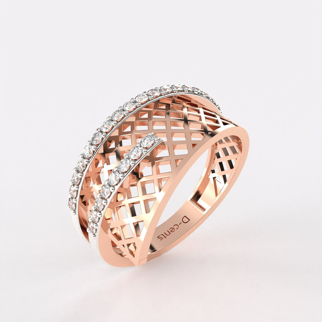 Fly Tie Diamond Ring