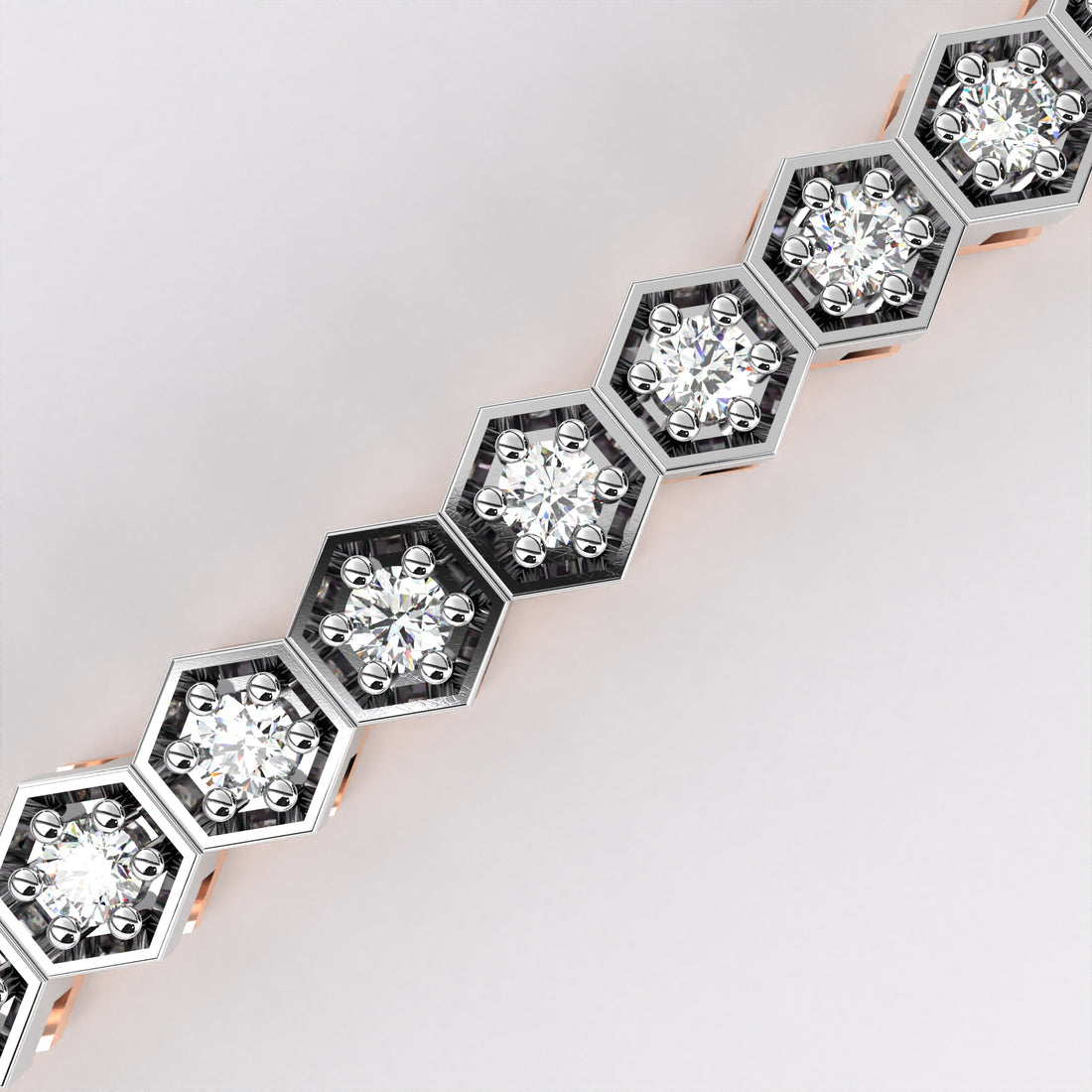 Sleek Diamond Tennis Bracelet