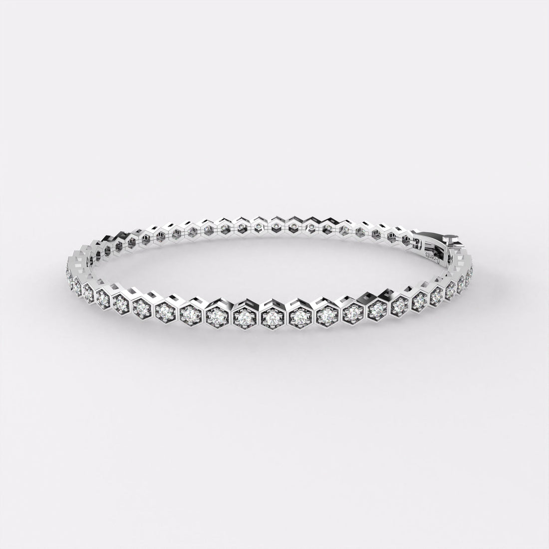 Sleek Diamond Tennis Bracelet