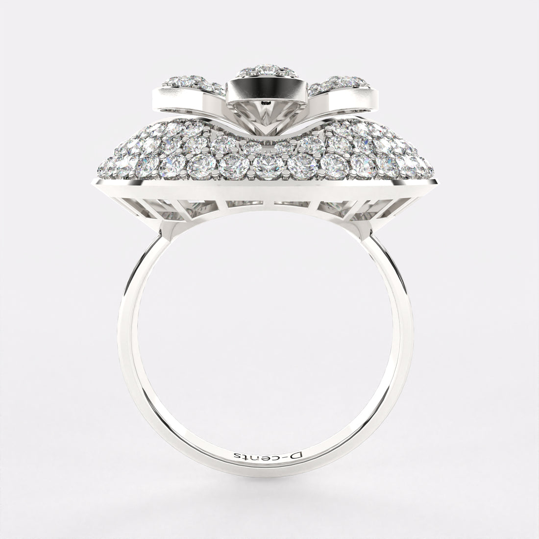 Arranged Petals Diamond Ring