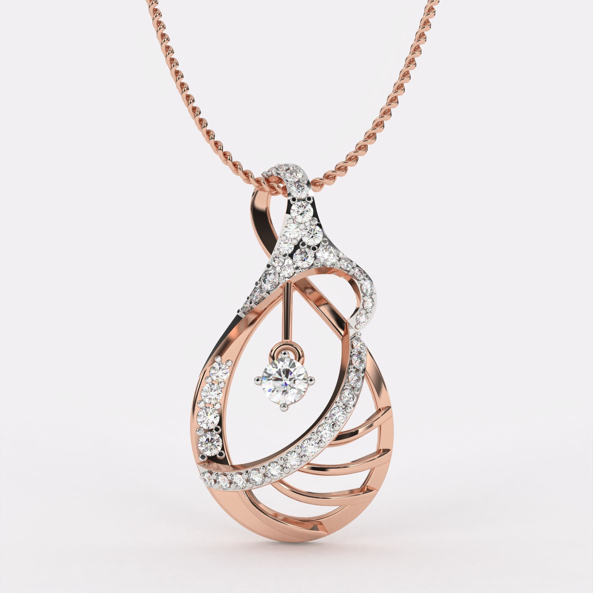 Stardrop Diamond Pendant