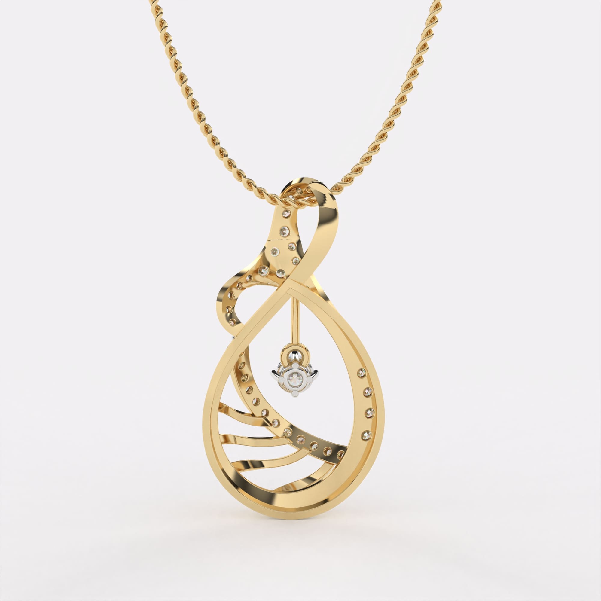 Stardrop Diamond Pendant